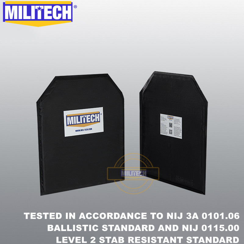 MILITECH? Multi Threat Ballistic Stab Resistant Soft Armor Pair Set