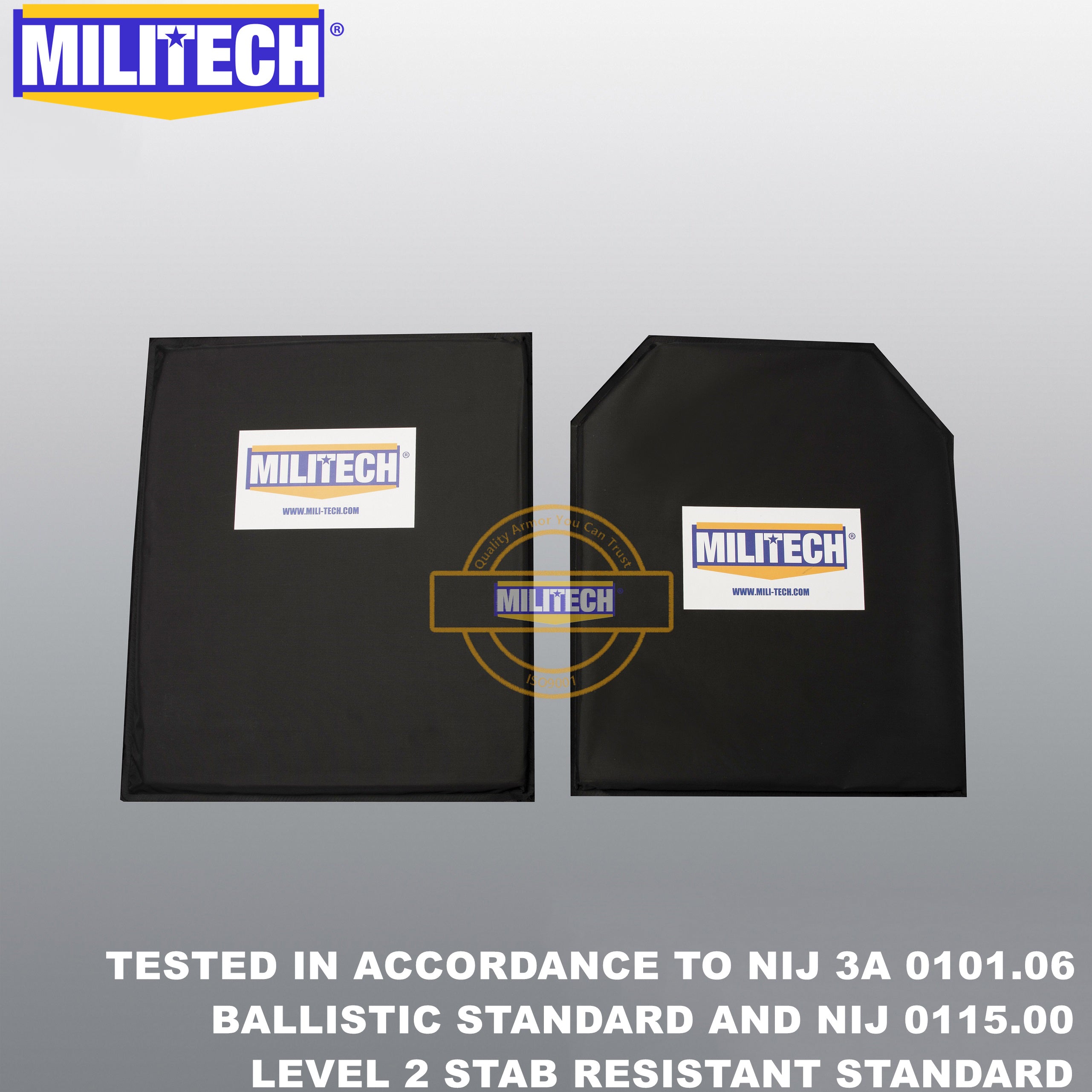 MILITECH? Multi Threat Ballistic Stab Resistant Soft Armor Pair Set