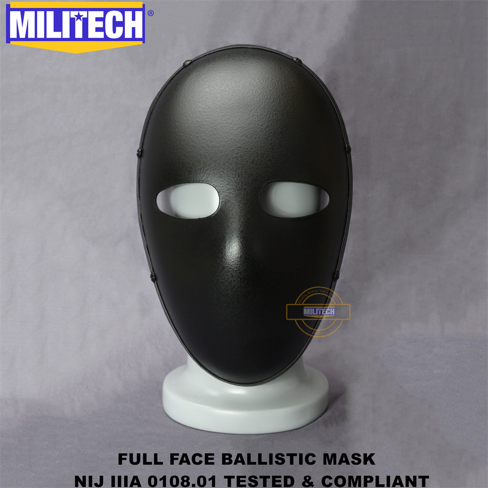 MILITECH? NIJ IIIA 0108.01 Rated Ballistic Half Face Full Face Mask