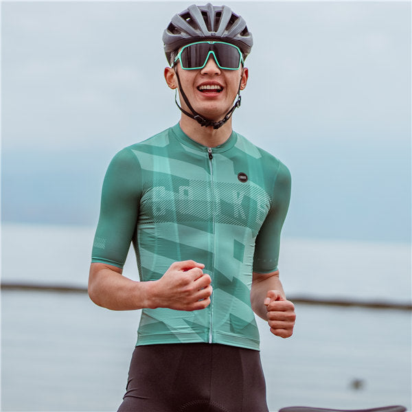 Souke Sports, Souke CS1122, camisa de ciclismo, 2022 Jersey de bicicleta, Celeste Cycling Jersey