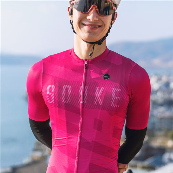 Souke Sports, Souke CS1122, maglia ciclistica, maglia per biciclette 2022, maglia per ciclismo rosa