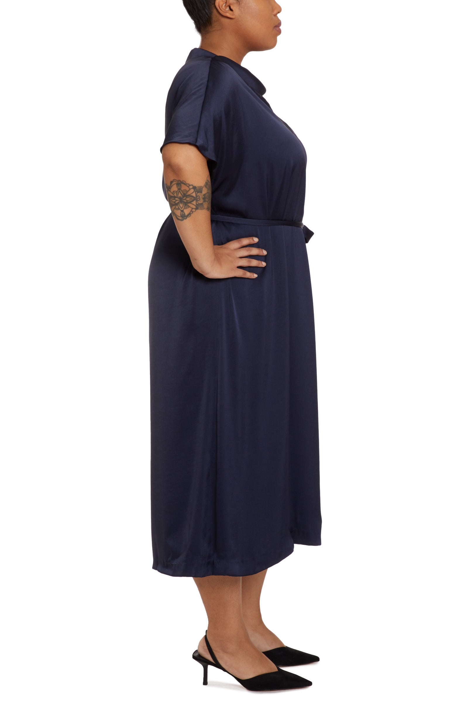 Maura Dress-Navy