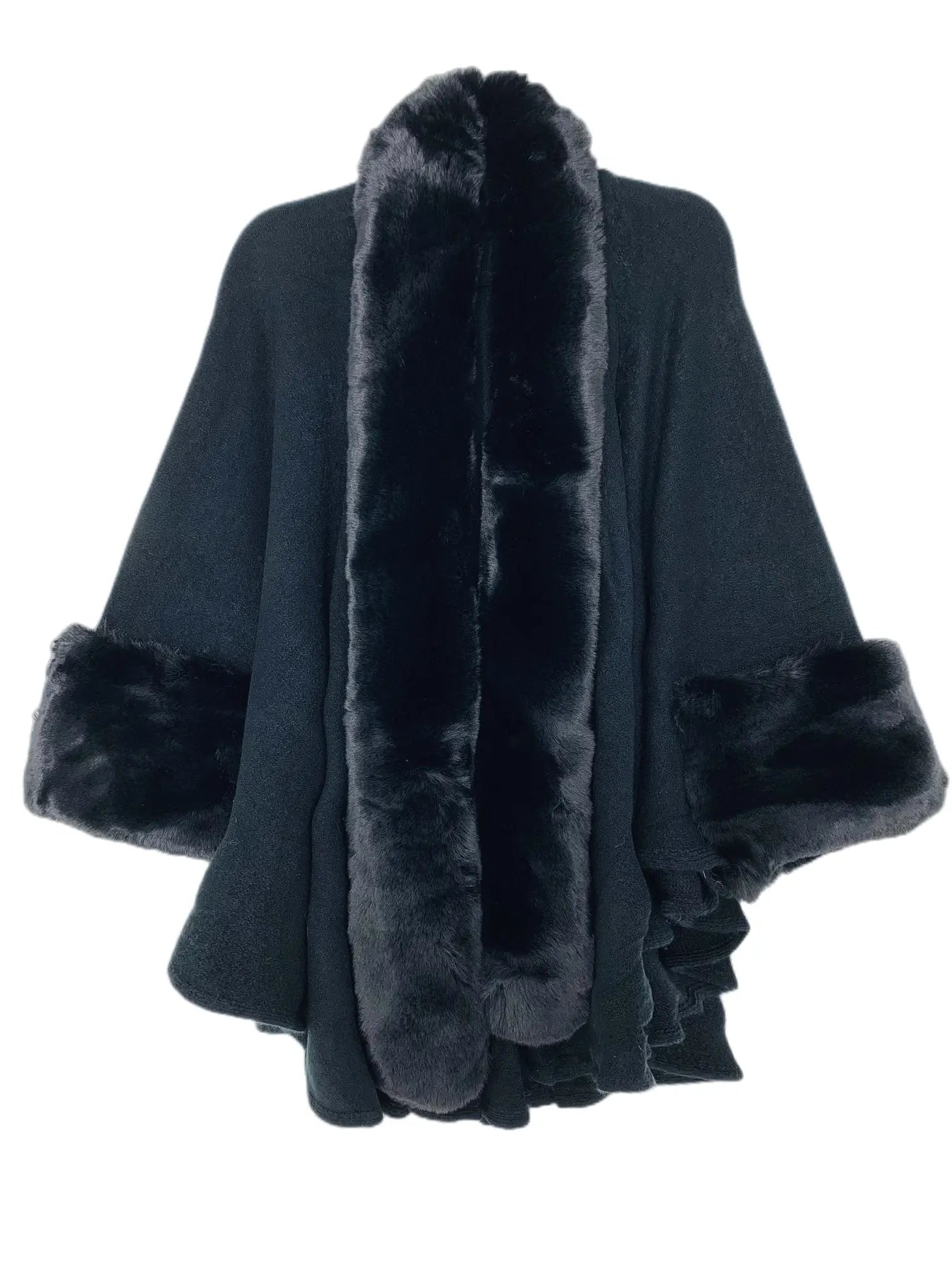 Sienna Faux Fur Cape