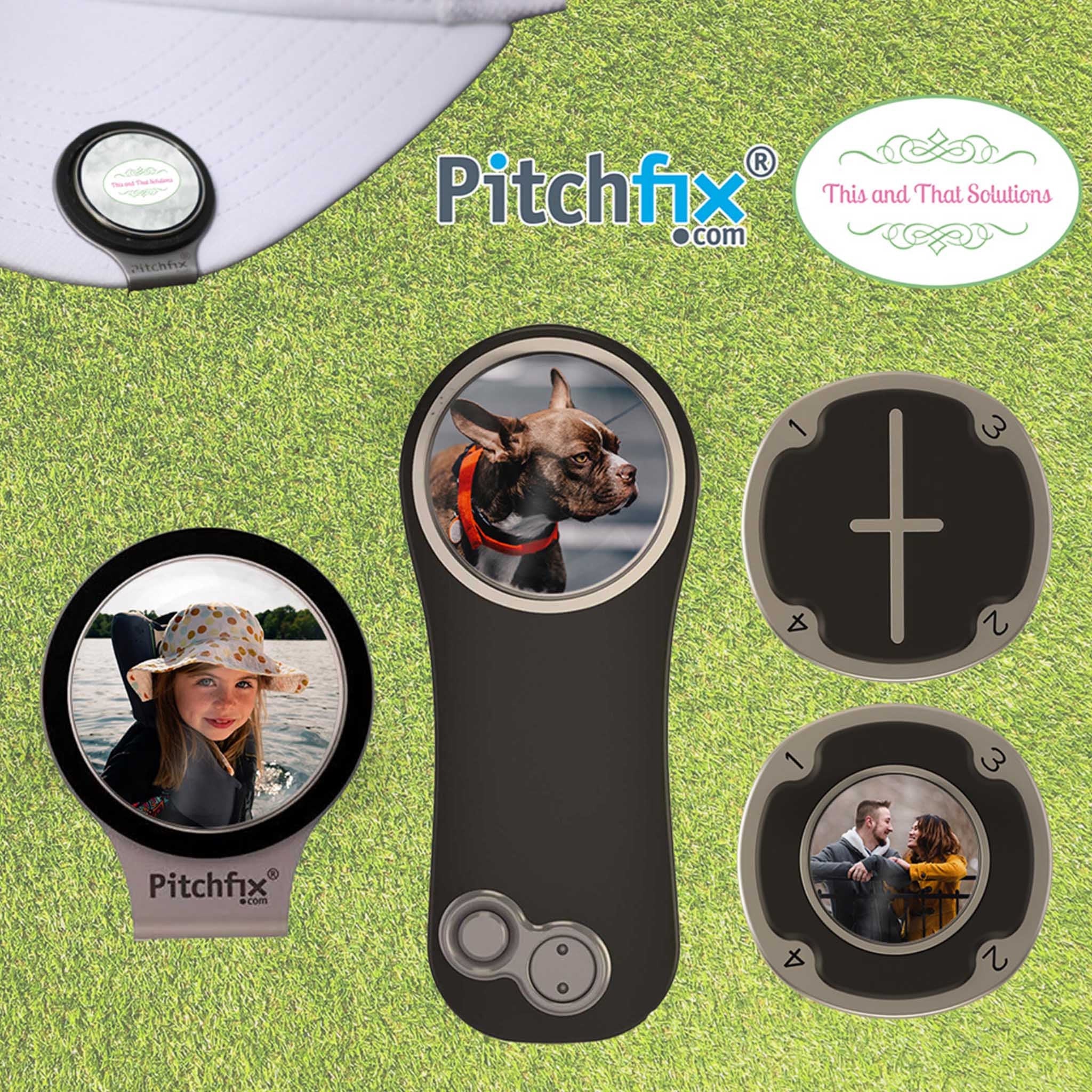 Personalized PitchFix MultiMarker Tool | Custom Ball Markers | Golf Gifts | Custom Order