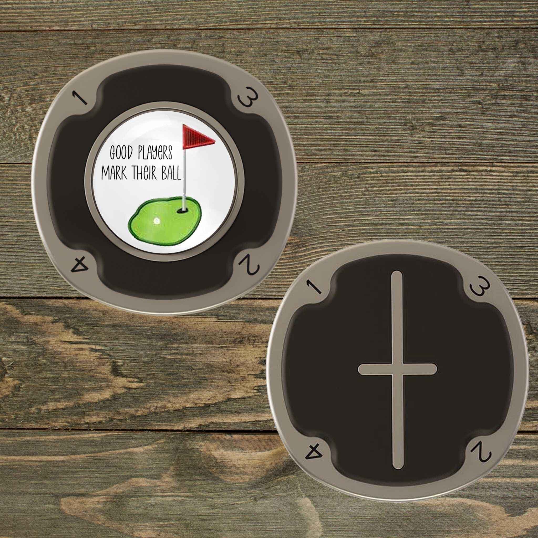 Personalized PitchFix MultiMarker Tool | Custom Ball Markers | Golf Gifts | Good Players Mark Their Ball