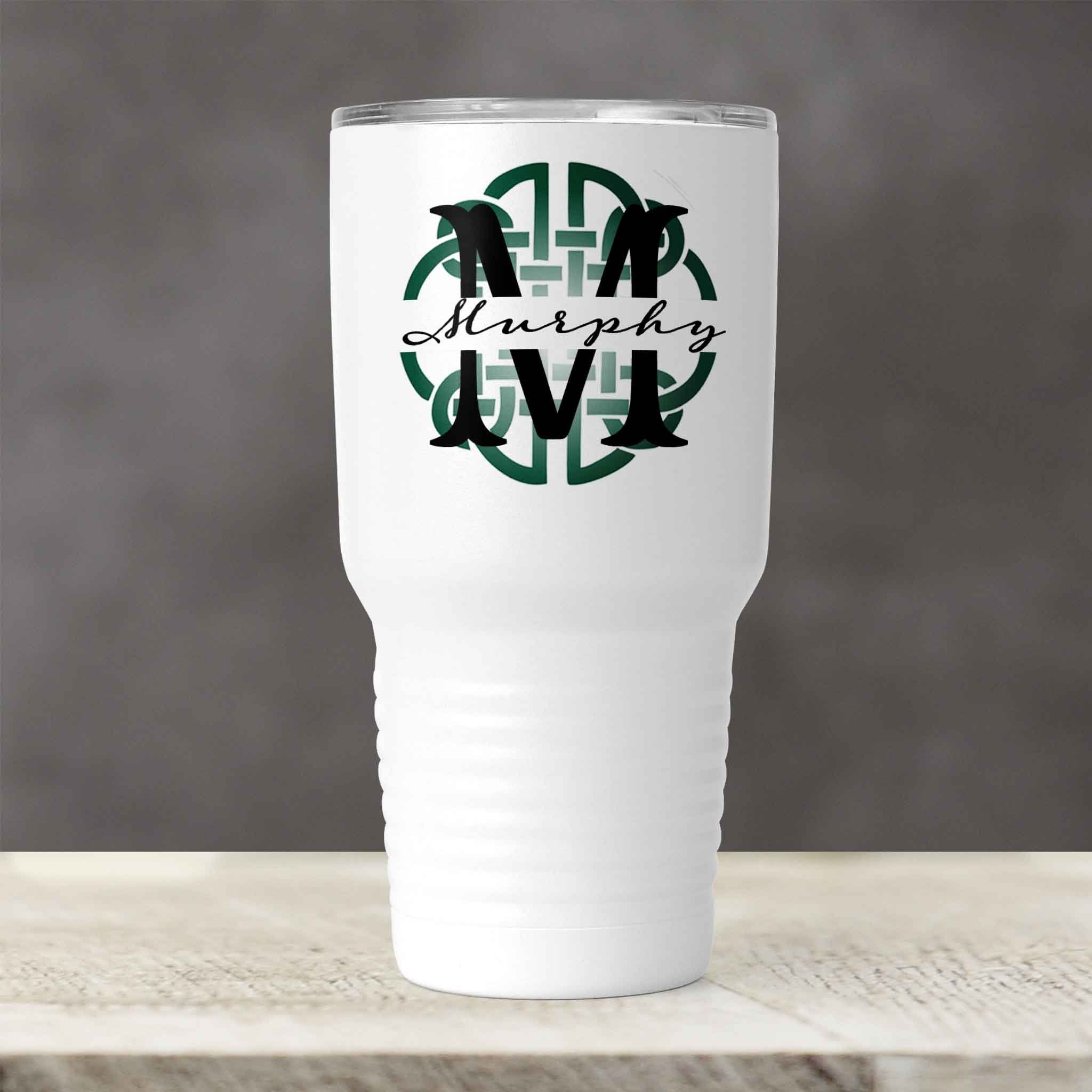 Personalized Tumbler | Custom Insulated Tumbler | Ringneck Travel Mug | Celtic Knot