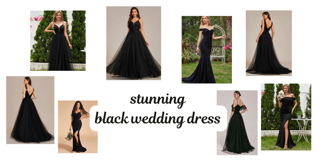 Black wedding dresses