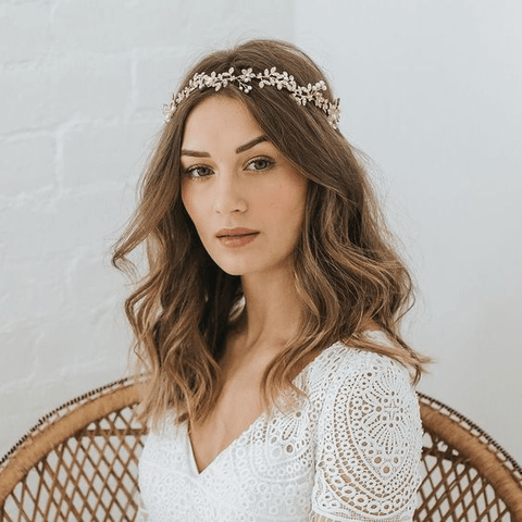 Tousled Hair With Headpiece