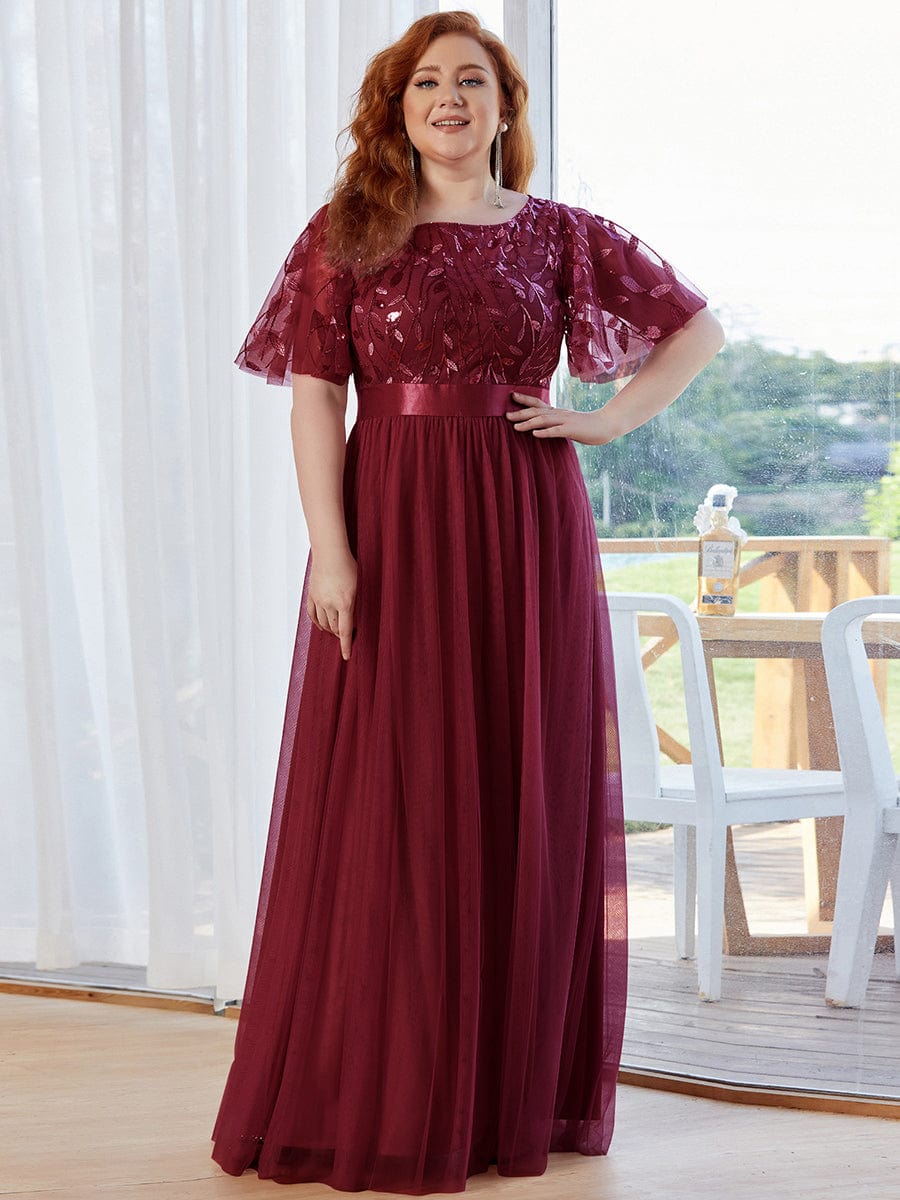 plus bridesmaid dresses with sleeves