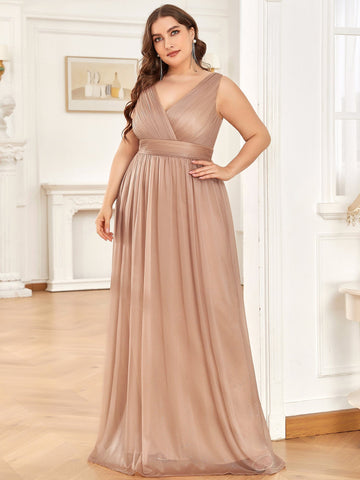 plus size gold dresses