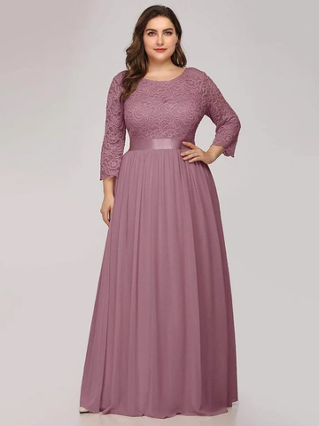 fit and flare plus size formal dresses