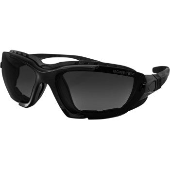 Bobster Renegade Sunglasses / Goggles - Gloss Black / Smoke & Clear Lenses
