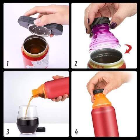 Ez-Drink Opener & Coke Helpmate Cap