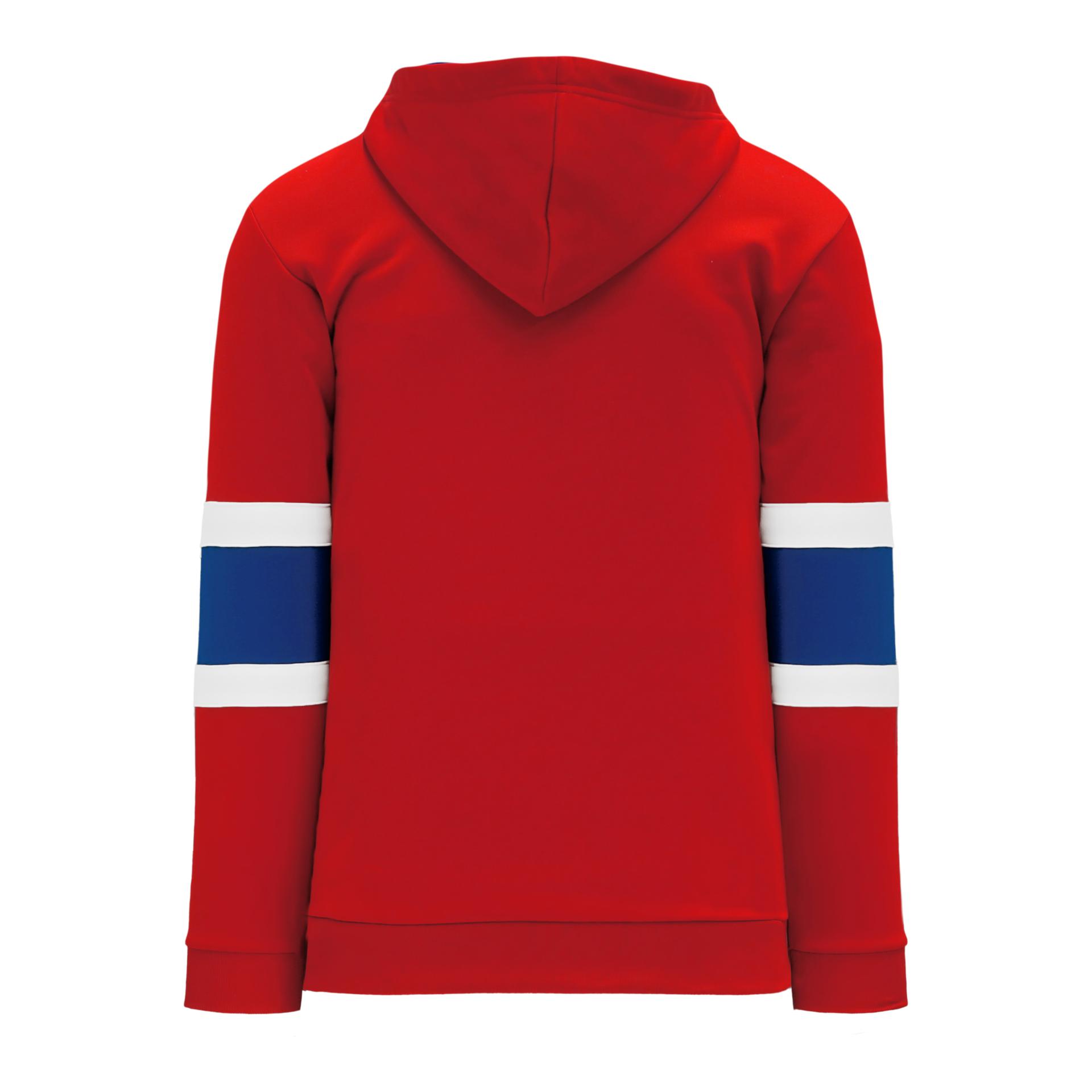 A1845-308 Montreal Canadiens Blank Hoodie Sweatshirt