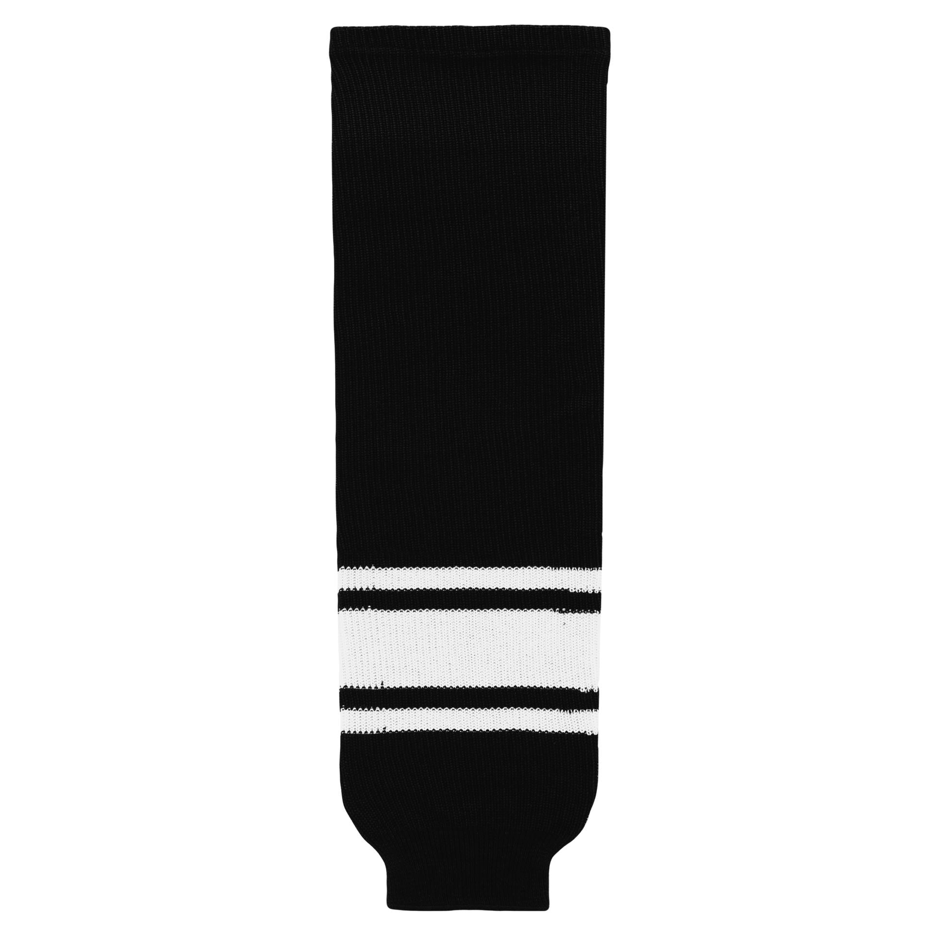 HS630-221 Black/White Hockey Socks (Pair)