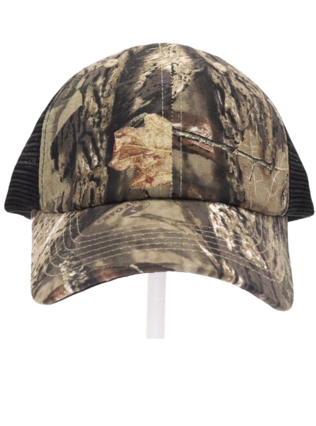 C.C. Mossy Oak High Pony Camouflage Ball Cap