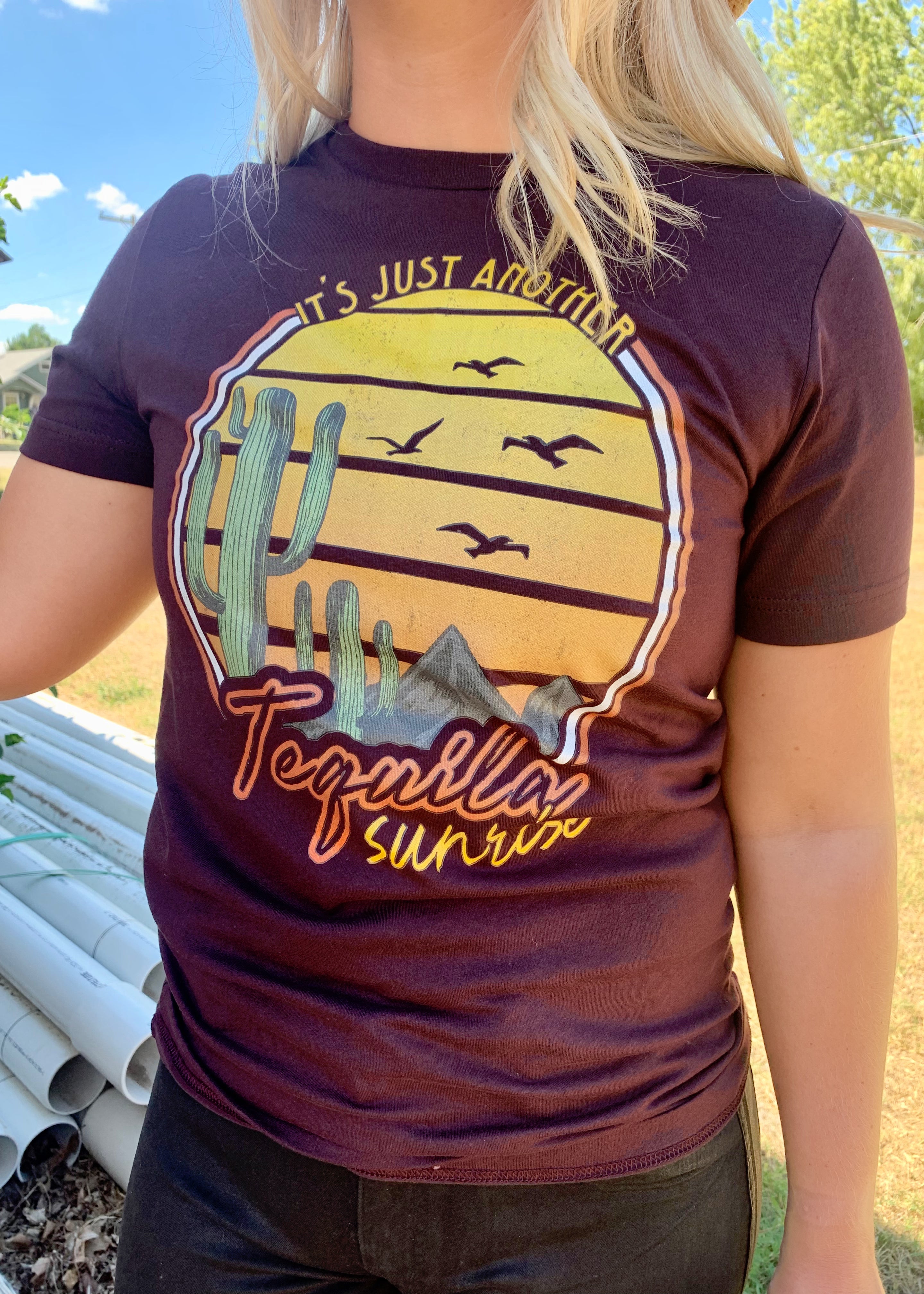 Tequila Sunrise Graphic Tee