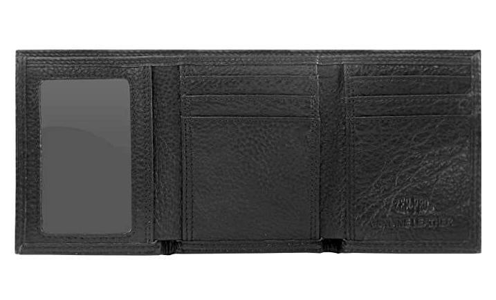 Georgia Bulldogs Pebble Grain Leather Trifold Concho Wallet - NCAA