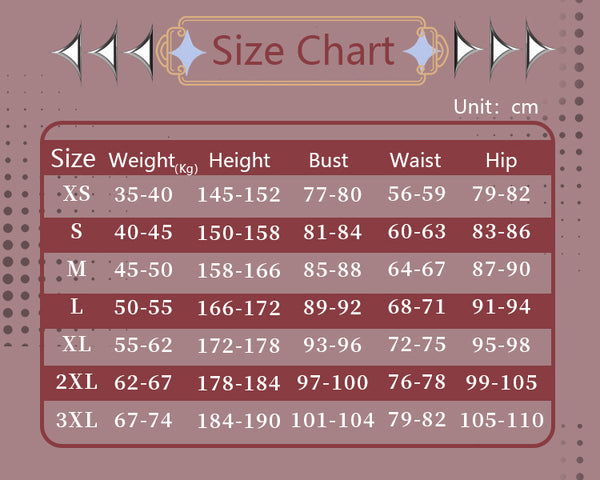 Game Naraka Bladepoint Tessa Cosplay Costume SIZE