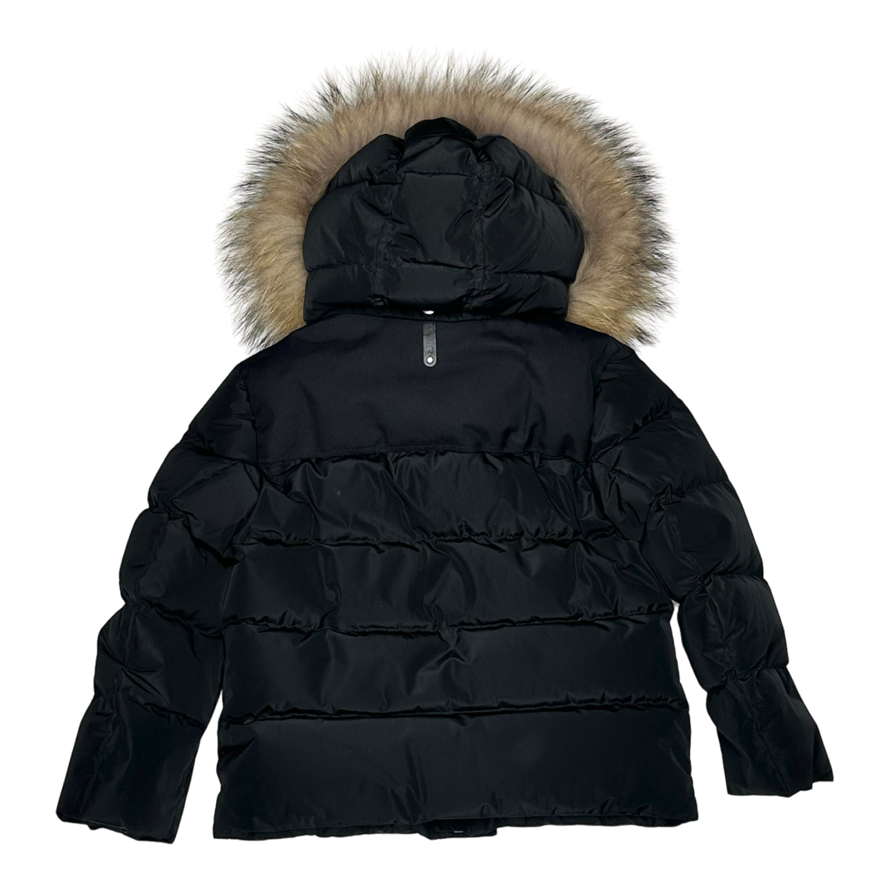 Puffer Coat with Fur Trim