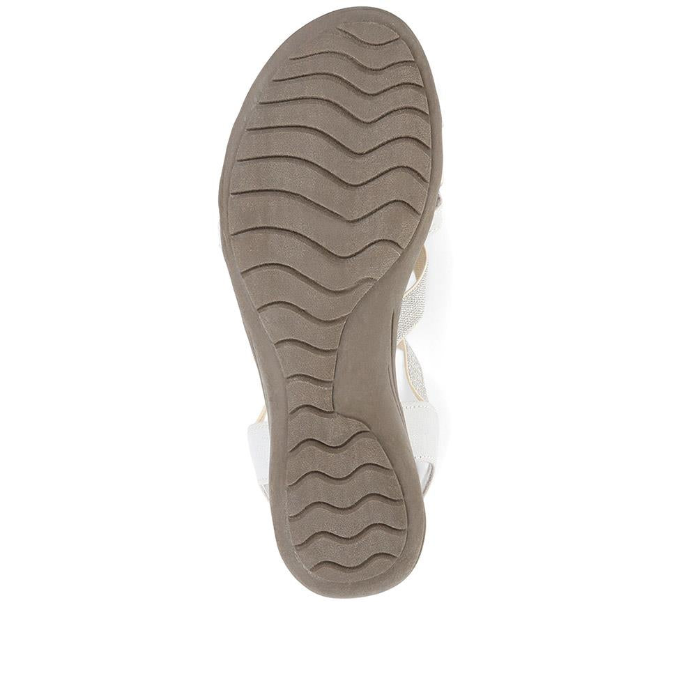 Casual Embellished Sandals - WBINS35174 / 322 219