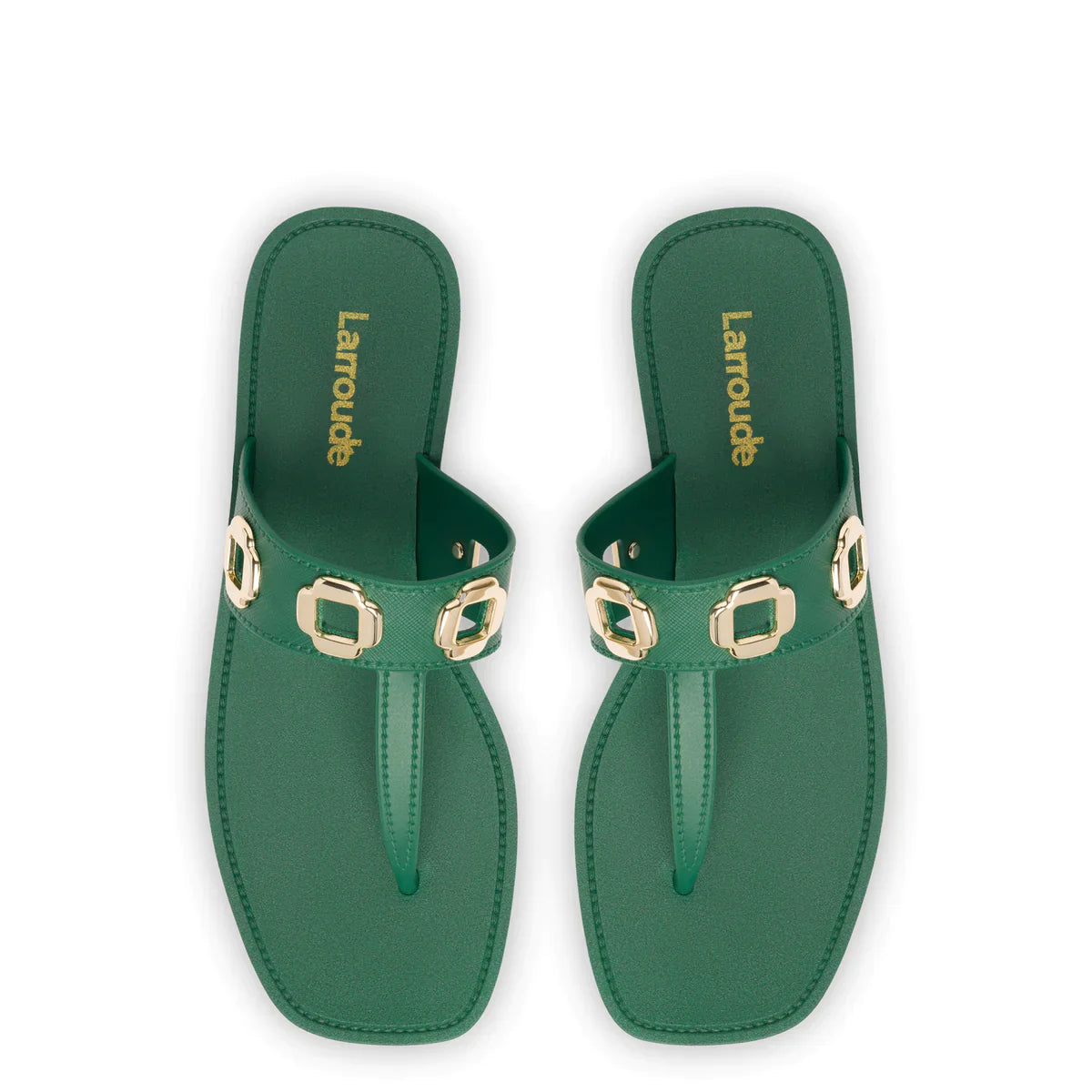 Larroude Milan S - Emerald PVC