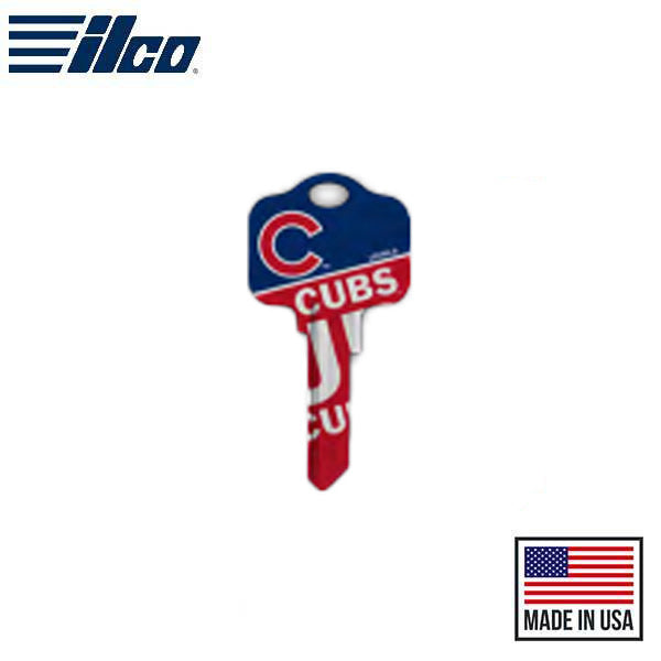 Ilco - MLB TeamKeys - Key Blank - Chicago Cubs - KW1 (5 Pack)