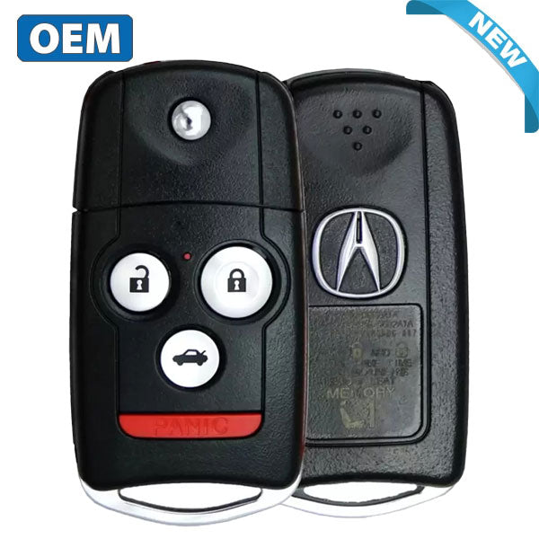 2009-2014 Acura TL / 4-Button Remote Flip Key / PN: 35113-TL0-A00 / MLBHLIK-1T (Driver 1) (OEM)