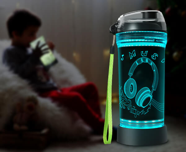 headphone water bottle