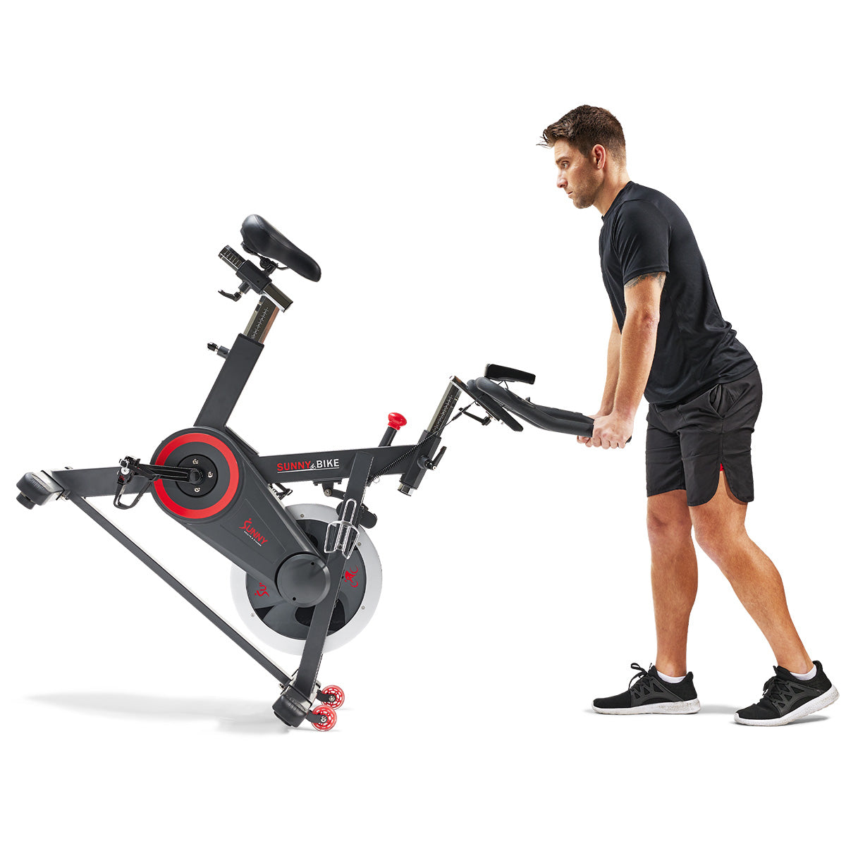 Premium Indoor Cycling Smart Stationary Bike with Exclusive SunnyFit? App Enhanced Bluetooth Connectivity