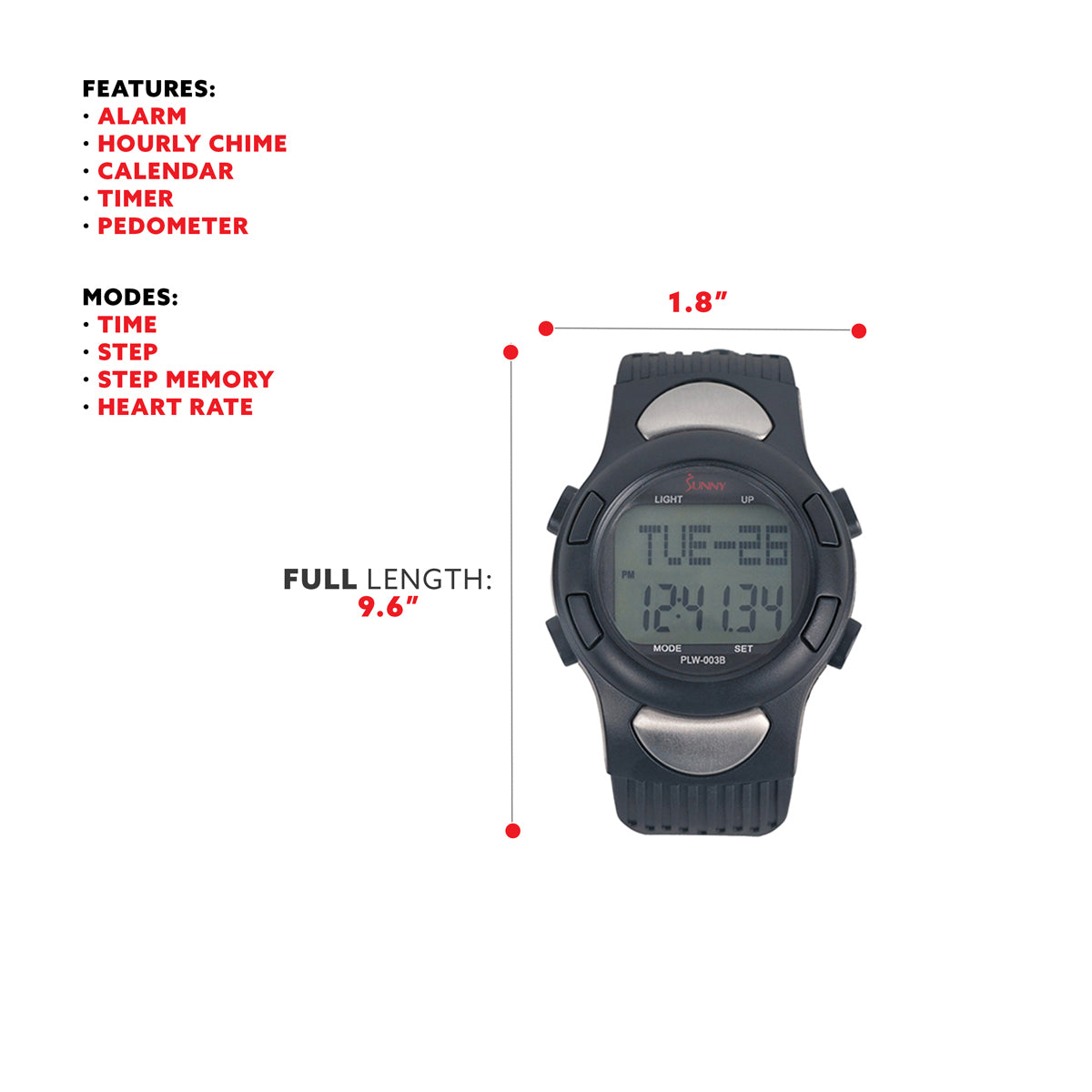 Wrist Pedometer Watch