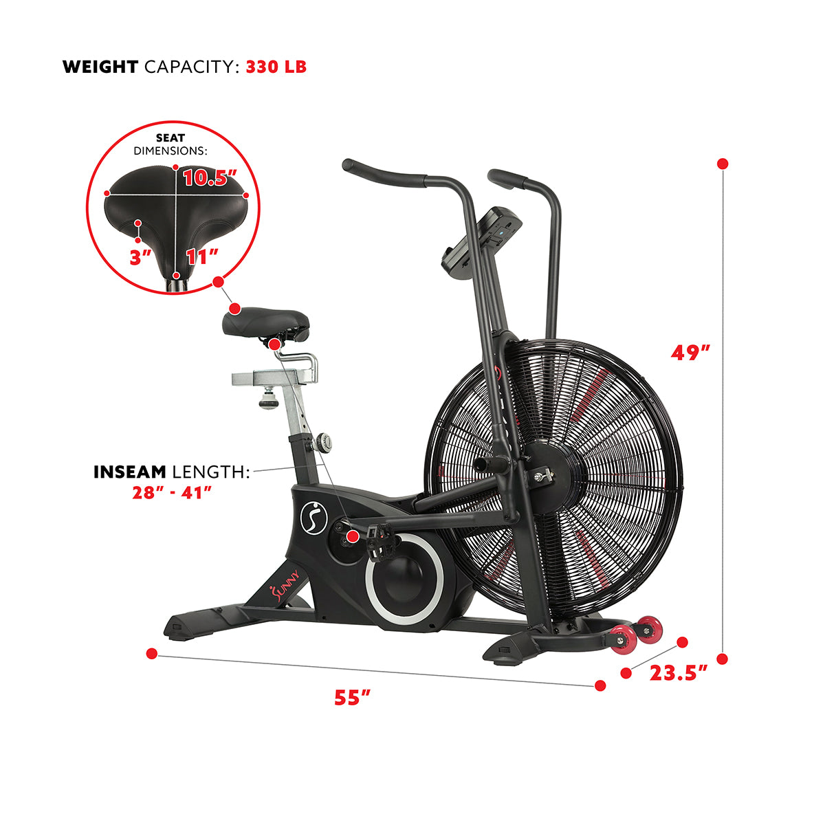 Sunny Strength? Tornado LX Fan Bike - Air Assault Exercise