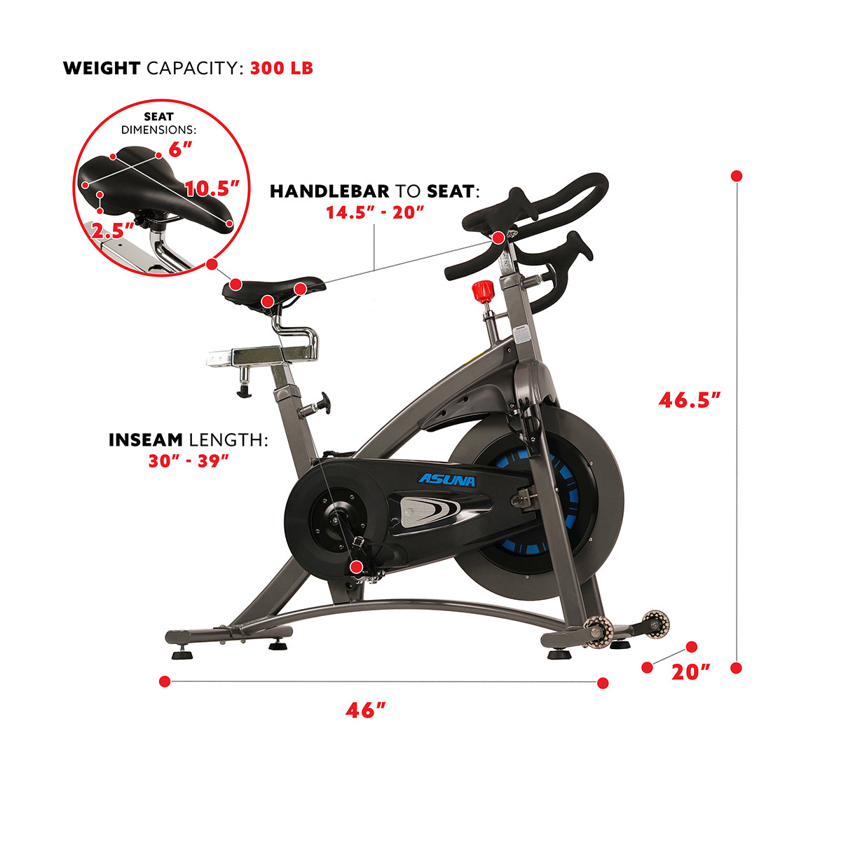 Magnetic Belt Drive Commercial Cycling Trainer Exercise Bike