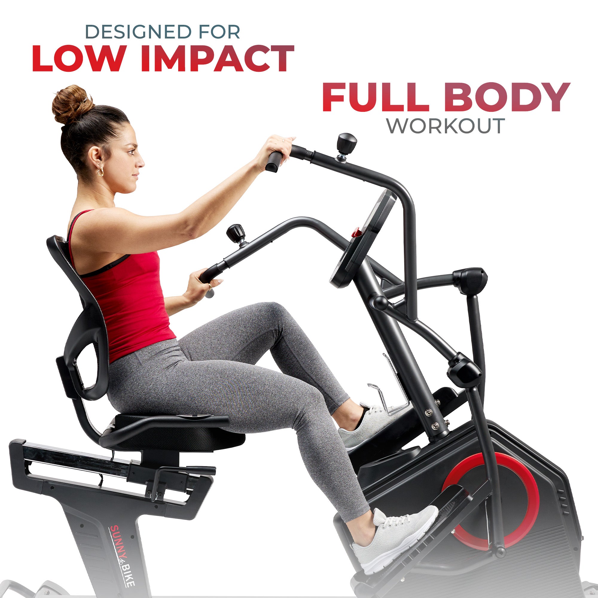 Smart Recumbent Elliptical Cross Trainer