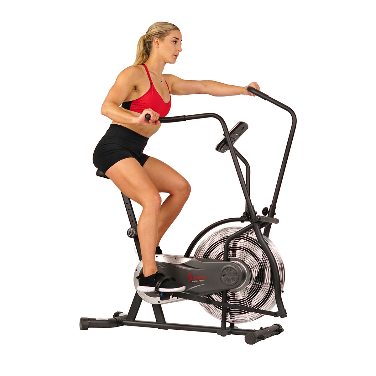 Zephyr Air Bike, Fan Exercise Bike w/ Air Resistance Indoor Cycling