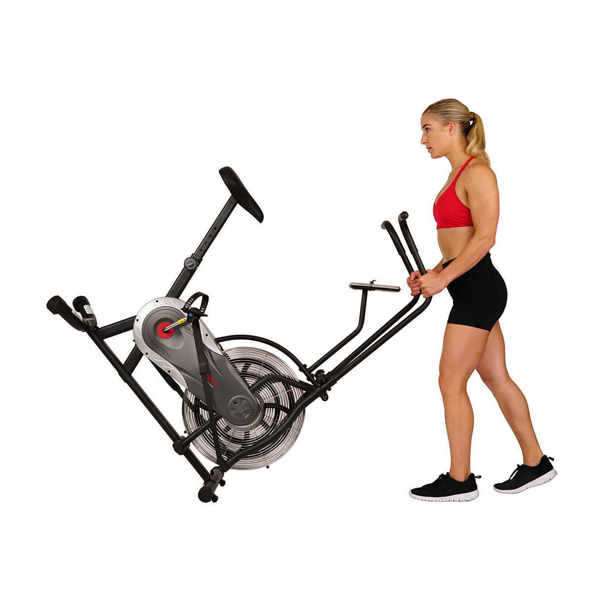 Zephyr Air Bike, Fan Exercise Bike w/ Air Resistance Indoor Cycling