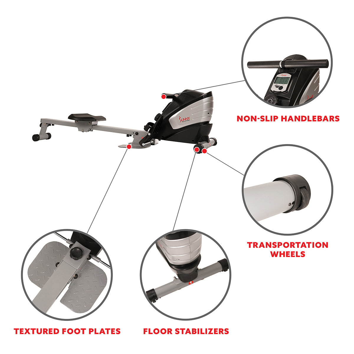 Dual Function Rowing Machine Multi-Rower