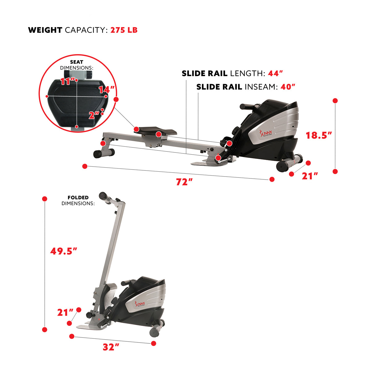 Dual Function Rowing Machine Multi-Rower