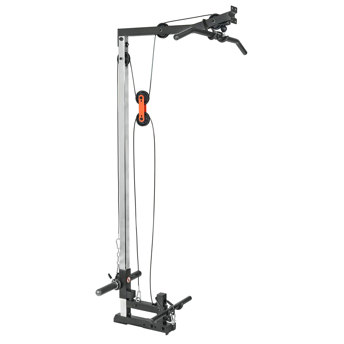 Lat Pulldown Pulley System Attachment for Power Racks