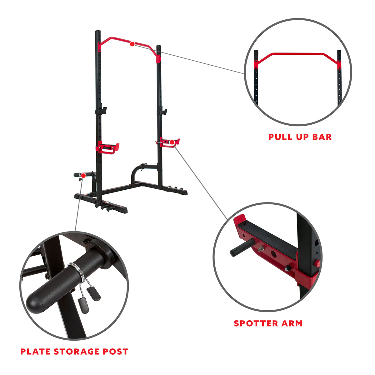 Power Zone Gym Rack Squat Stand