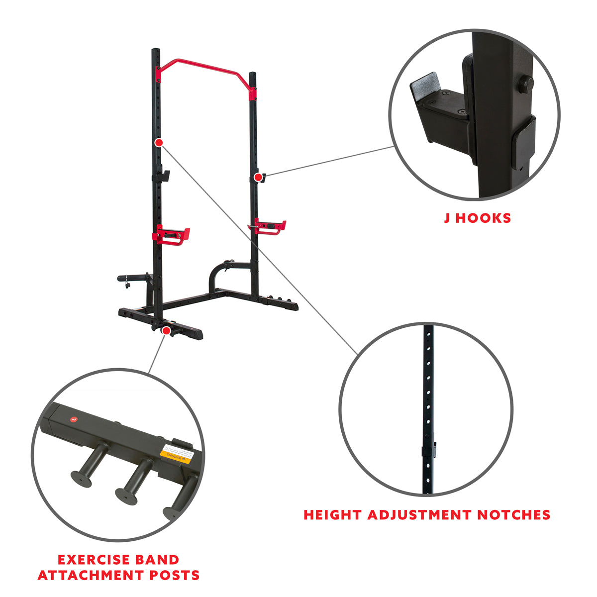 Power Zone Gym Rack Squat Stand