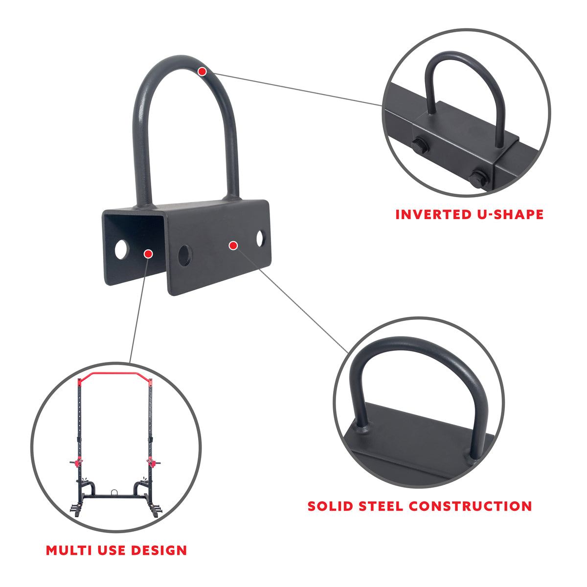 U-Ring Attachment for Power Racks and Cages