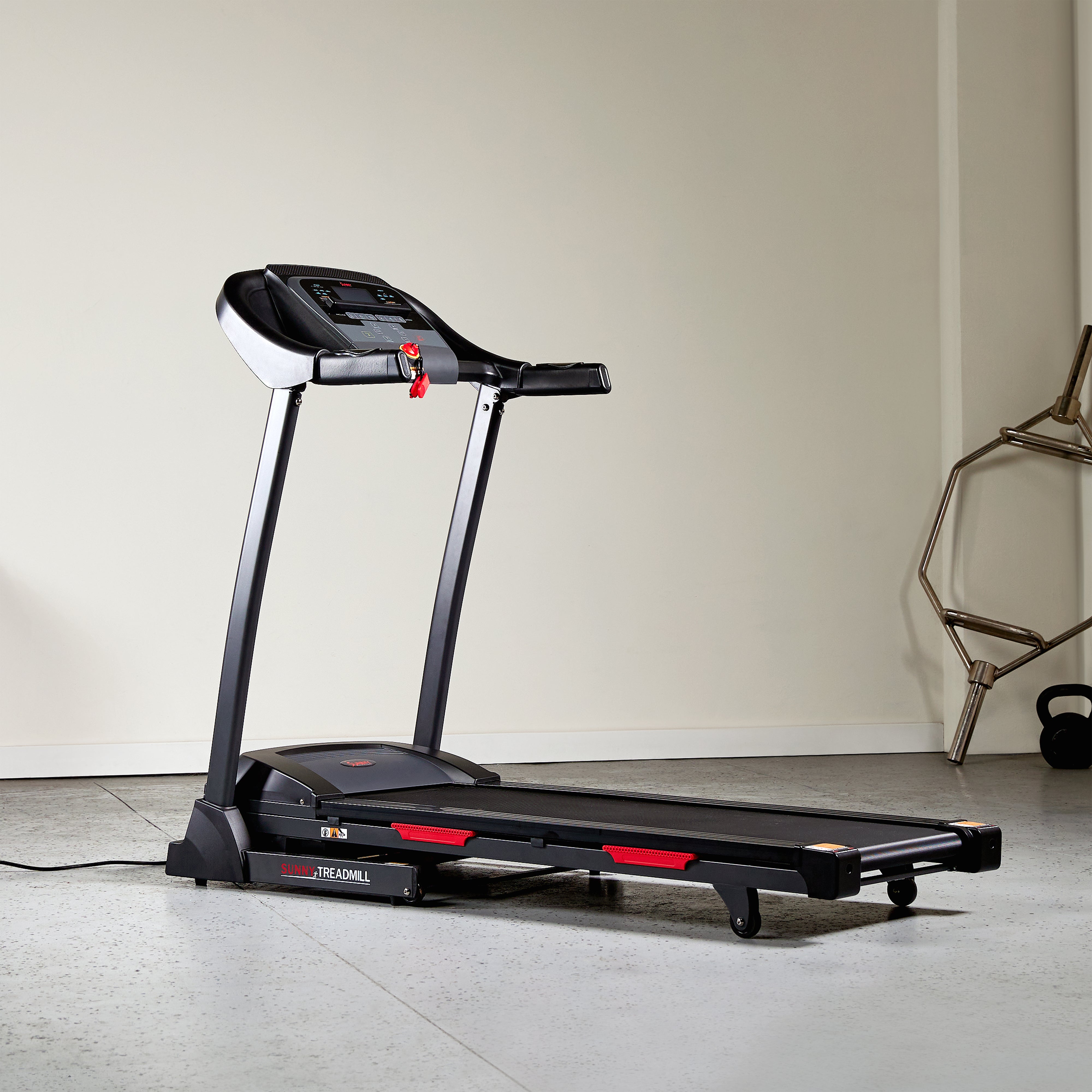 Premium Folding Auto-Incline Smart Treadmill with Exclusive SunnyFit? App Enhanced Bluetooth Connectivity