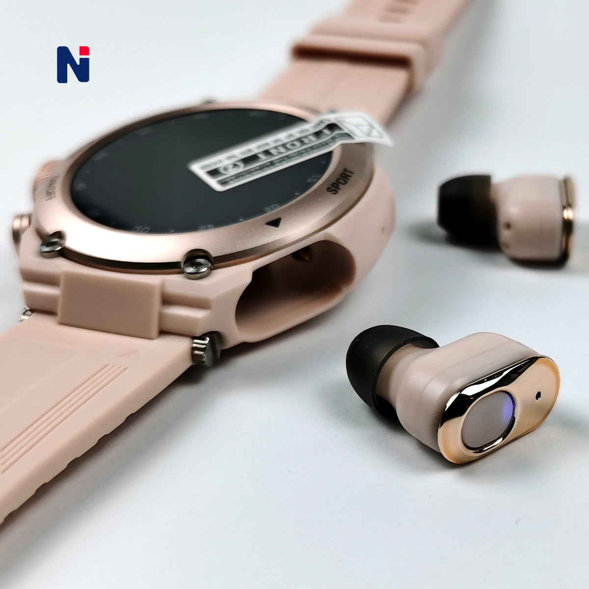 Designer Smart Watch With Wireless Earphone 2 in 1
