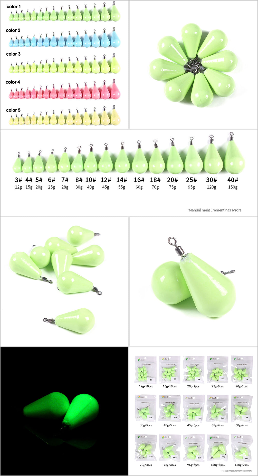 Fishing Sinker Bottom Fishing Lead Weights