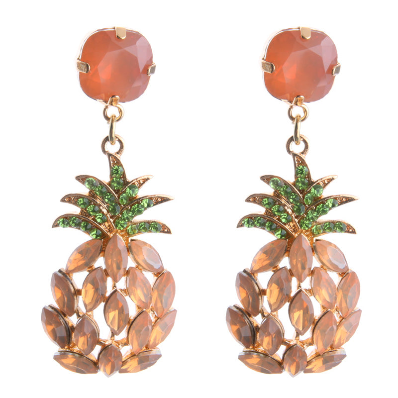 Aloha Pineapple  Dangle Earrings