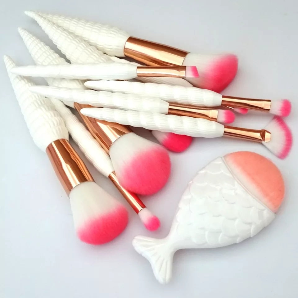 Conch Shell Brush Set