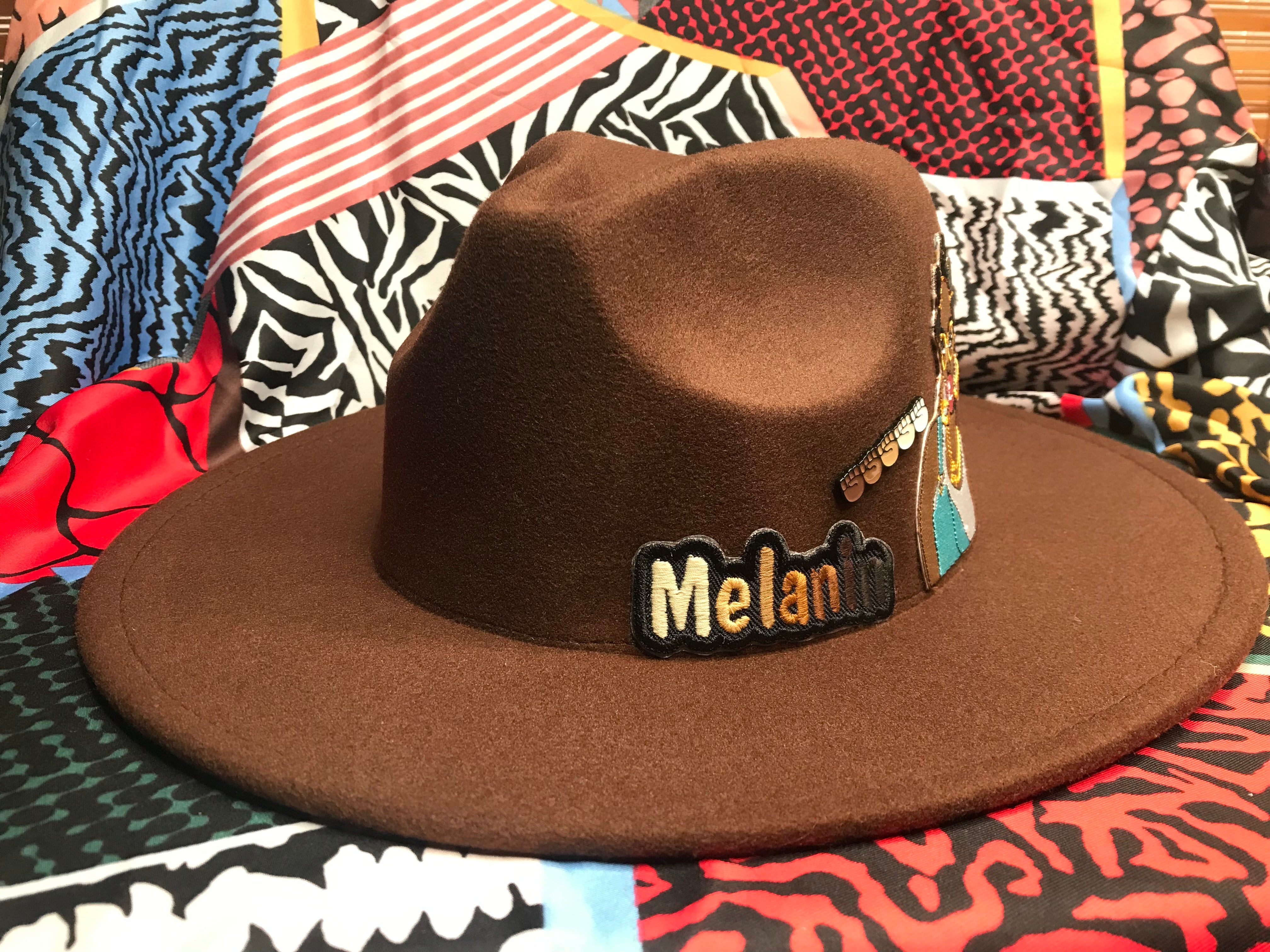 Melanin Custom Fedora(Brown)