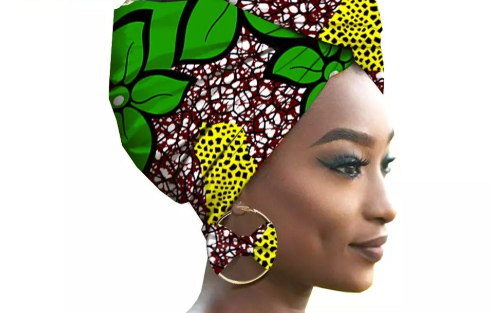 Wrap Star Headwrap & Earring Set