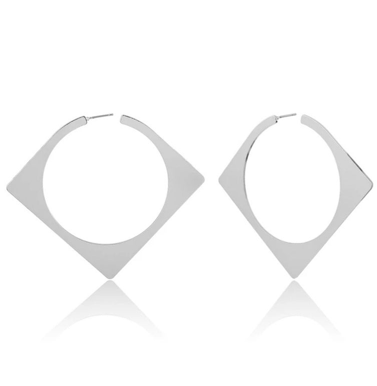 Cut Out Hoop Earrings